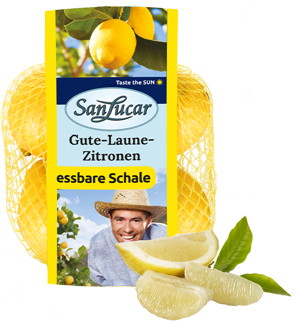 SanLucar 500g Gute Laune lemons, fresh and zesty, packed for a vibrant citrus experience.