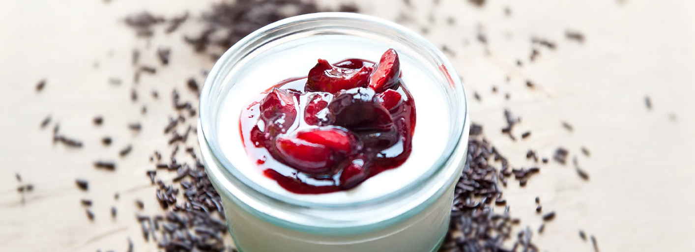 Frozen cherry yogurt – a refreshing and creamy dessert made with fresh cherries and natural yogurt
