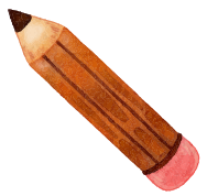 Aquarell-Zeichnung von einem Bleistift