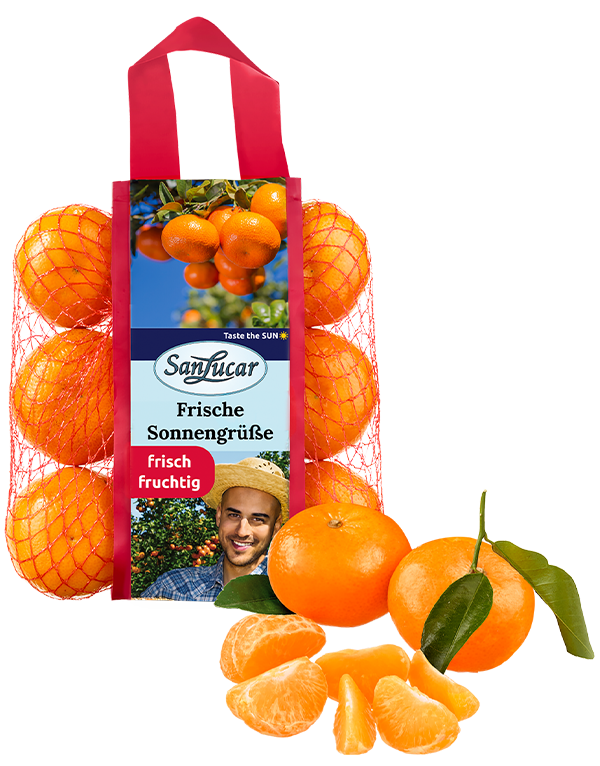 Mandarins Sonnengrüße 750g – fresh, juicy mandarins in convenient packaging for lasting freshness