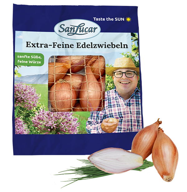 SanLucar Schalotten im Naturebag – frische, aromatische Schalotten in nachhaltiger Papierverpackung