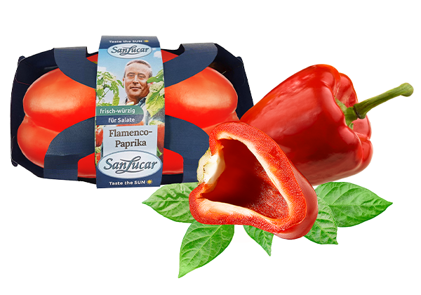Fresh SanLucar Leckerbissen bell peppers, colorful and crisp, showcasing their sweet flavor and vibrant texture.