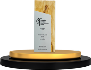 SanLucar receives the 2021 *Economy and Sustainability Award*, recognizing its commitment to sustainable business practices and environmental responsibility.