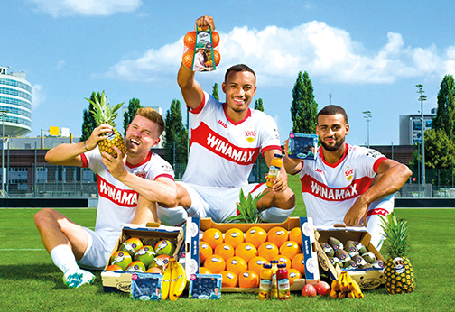 VfB_504 SanLucar and VfB Stuttgart in a charity initiative, highlighting their commitment to social projects in Germany and South Africa.