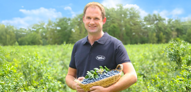 SanLucar Meisteranbauer Danny Lohse auf seiner Plantage