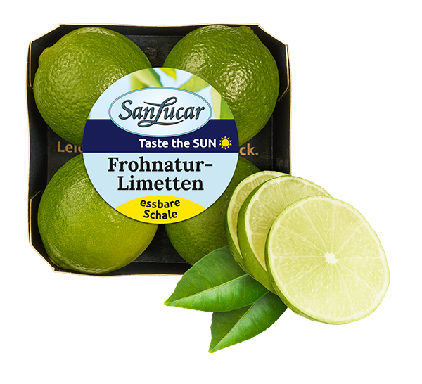 Frohnatur Limes 240g – fresh, high-quality limes packaged for convenience and freshness
