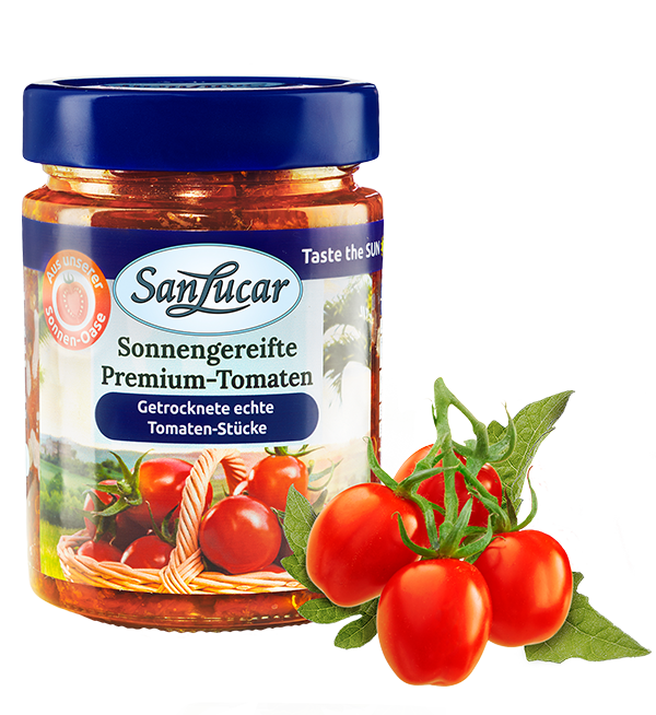 Sun-ripened premium dried tomatoes – intensely flavored and naturally preserved for cooking and snacking