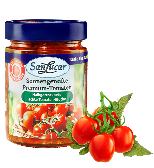 Sun-ripened premium semi-dried tomatoes – rich in flavor, perfect for Mediterranean dishes and snacking