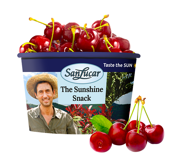 SanLucar The Sunshine Snack, a selection of fresh, naturally sweet fruits for a healthy treat.