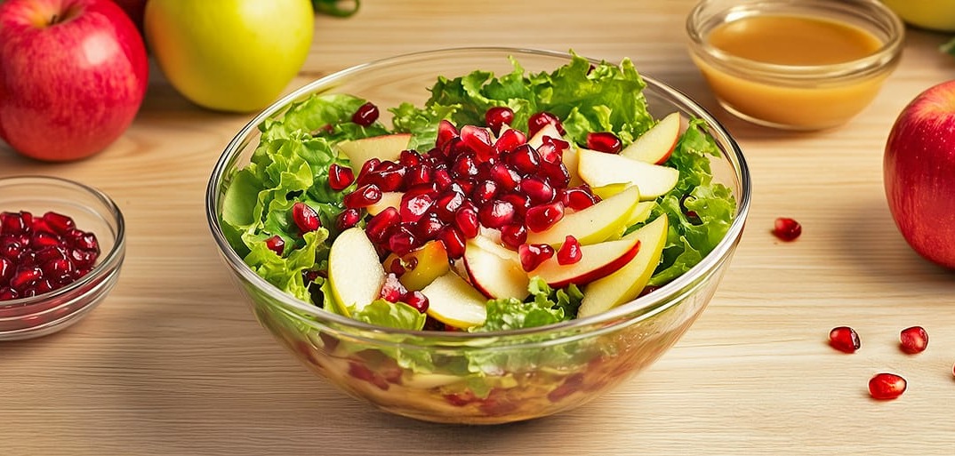 Freshly baked blueberry muffins in brown paper cups, served on a plate with a bowl of blueberries in the background.