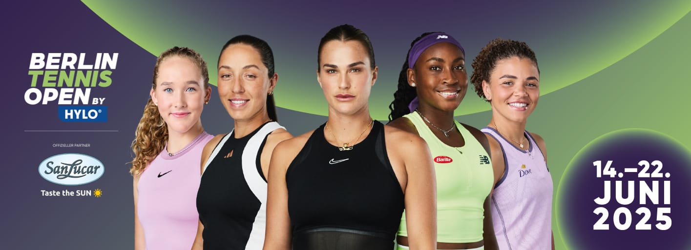 Top female tennis players featured in Berlin Tennis Open by Hylo, June 14–22, 2025, sponsored by SanLucar
